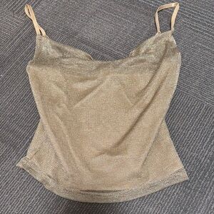 Gold Shimmer Women's Top